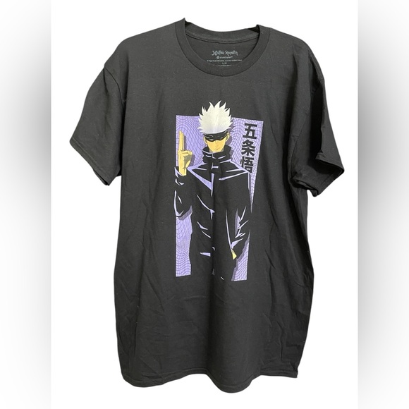 crunchyroll Other - New Men’s crunchyroll Jujutsu Kaisen Satoru Gojo black T-shirt